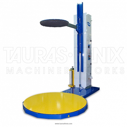 PALLET MACHINE WITH CLAMP